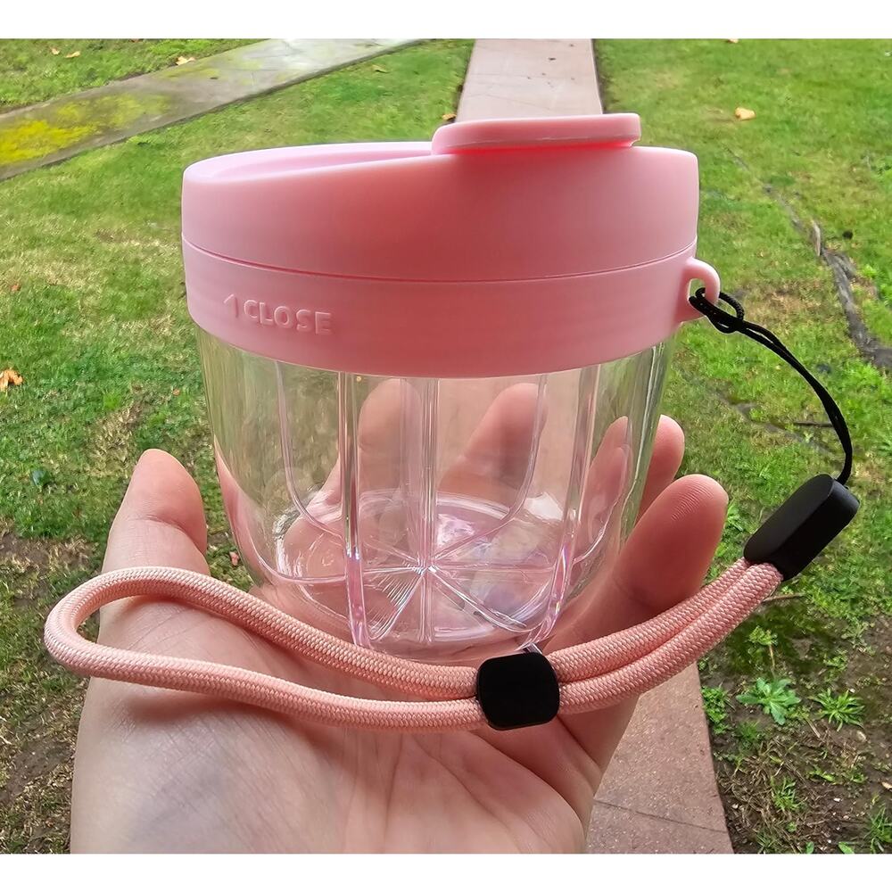 Pink Pill Dispenser, Cute Portable 7 Compartments, Anti-Mix Pill Organizer, NEW - Picture 3 of 7